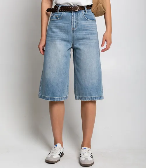 Джинсовые шорты #КТ5035, голубой