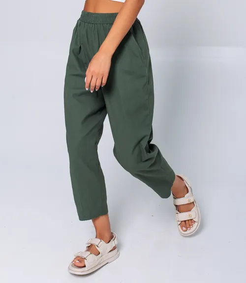 Брюки #КТ187, хаки - фото 4