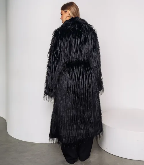 Шуба #КТ1019 (6), чёрный