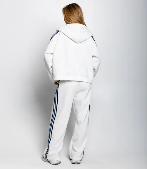 Спортивный костюм #КТ33100, светло-серый меланж