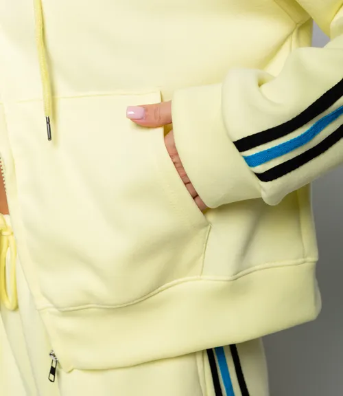 Спортивный костюм #КТ33100, жёлтый