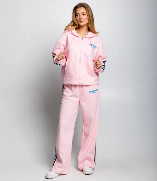 Спортивный костюм #КТ33100, светло-розовый