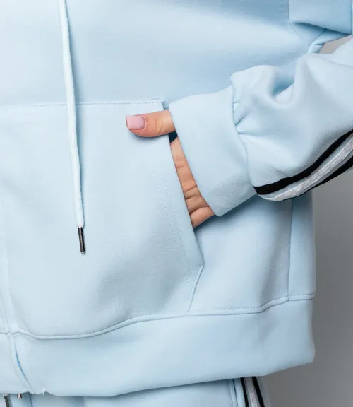 Спортивный костюм #КТ33100, голубой