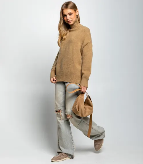 Свитер #КТ2587 (1), светлый хаки