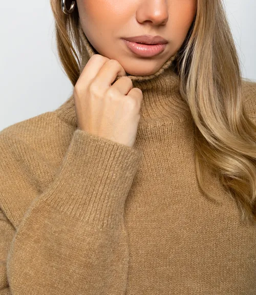 Свитер #КТ2587 (1), светлый хаки