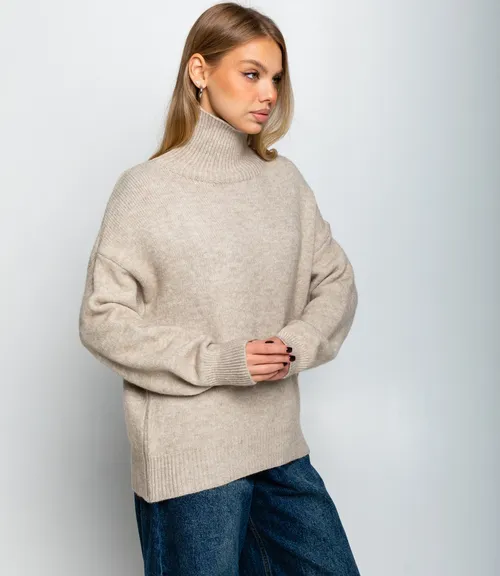 Свитер #КТ2587 (1), бежевый