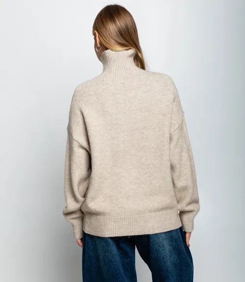 Свитер #КТ2587 (1), бежевый