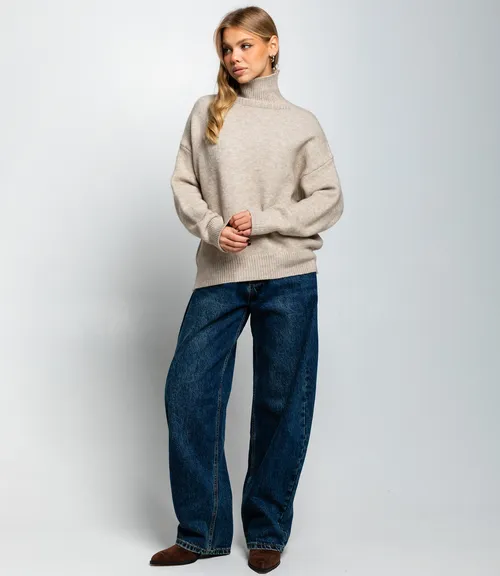 Свитер #КТ2587 (1), бежевый