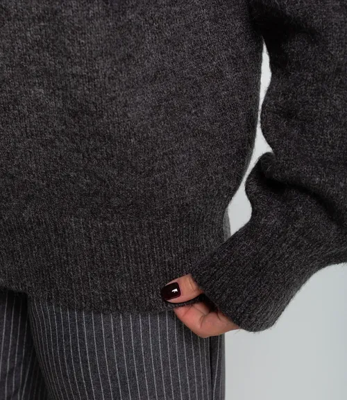 Свитер #КТ2587 (1), тёмно-серый