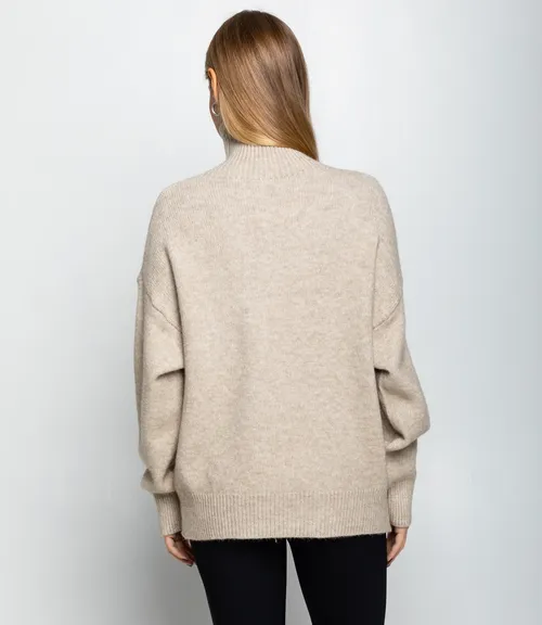 Свитер #КТ2587 (1), светло-бежевый