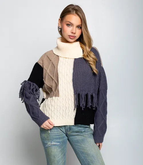 Свитер #КТ2476, кремовый