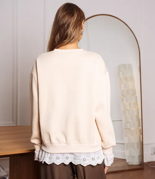 Свитшот #КТ3701 (1), бежевый