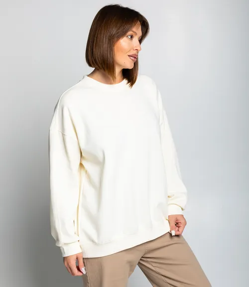 Свитшот #КТ329 (3), кремовый