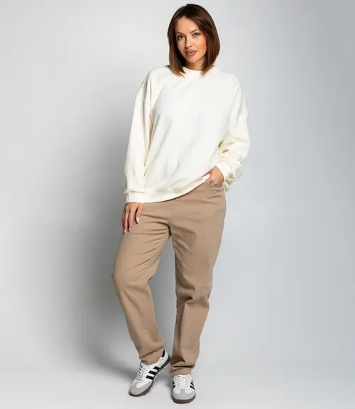 Свитшот #КТ329 (3), кремовый