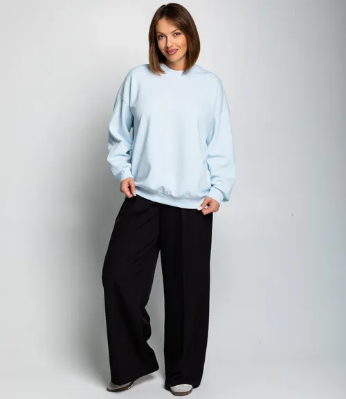 Свитшот #КТ329 (3), голубой