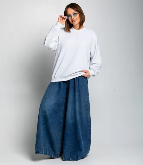 Свитшот #КТ329 (3), светло-серый меланж