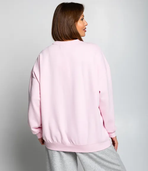 Свитшот #КТ329 (3), розовый