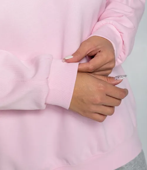 Свитшот #КТ329 (3), розовый