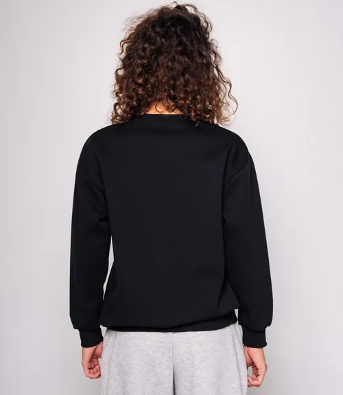 Свитшот #КТ9209 (1), чёрный