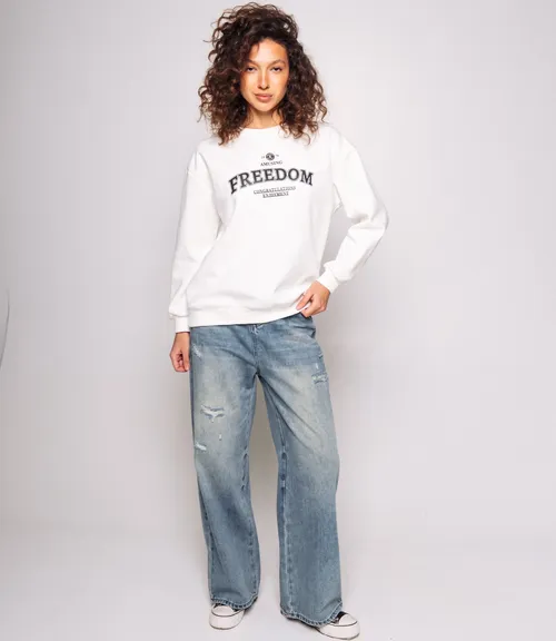 Свитшот #КТ9209 (1), белый