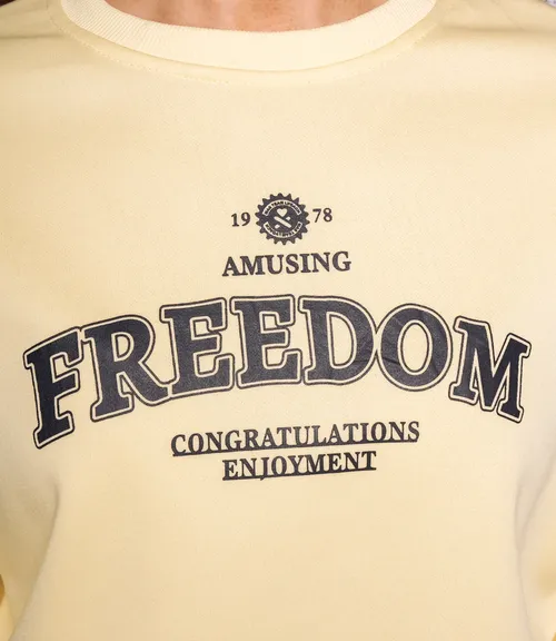 Свитшот #КТ9209 (1), жёлтый