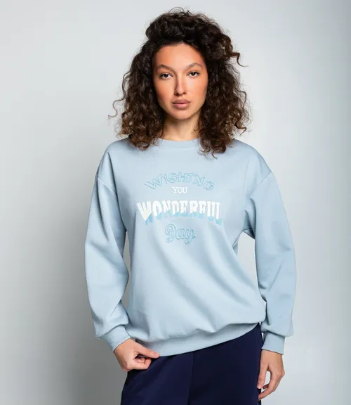 Свитшот #КТ2006 (7), голубой 