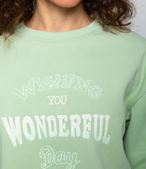 Свитшот #КТ2006 (7), мята 