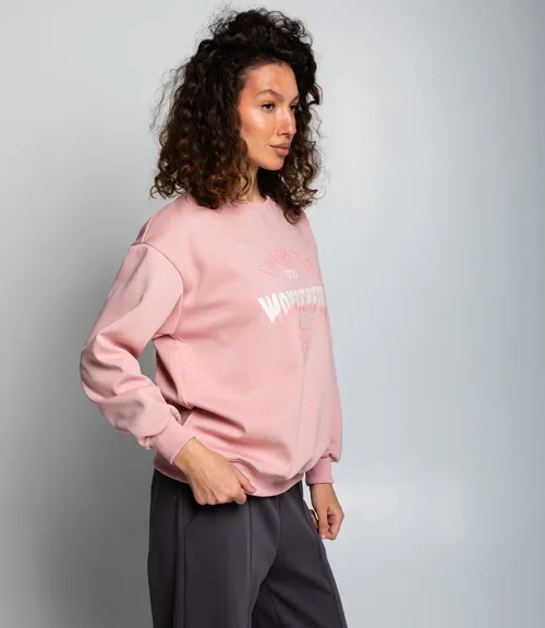 Свитшот #КТ2006 (7), пудровый 