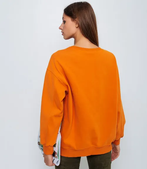 Свитшот #КТF003, терракот