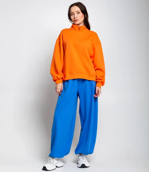 Свитшот #КТ6802-33, Оранжевый