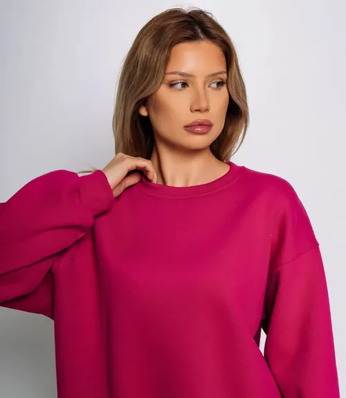 Свитшот #БШ2958, фуксия