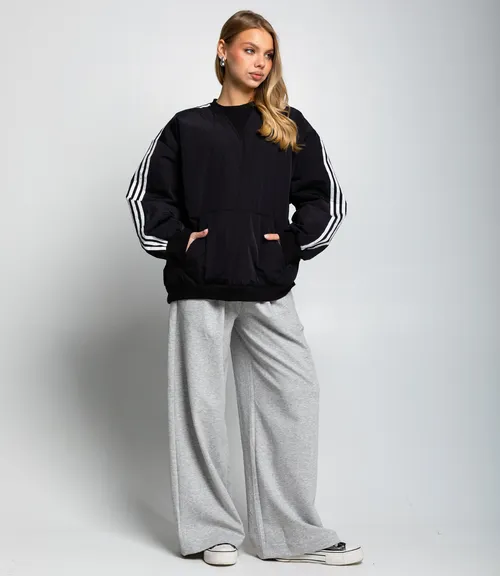 Свитшот #КТ25263, чёрный