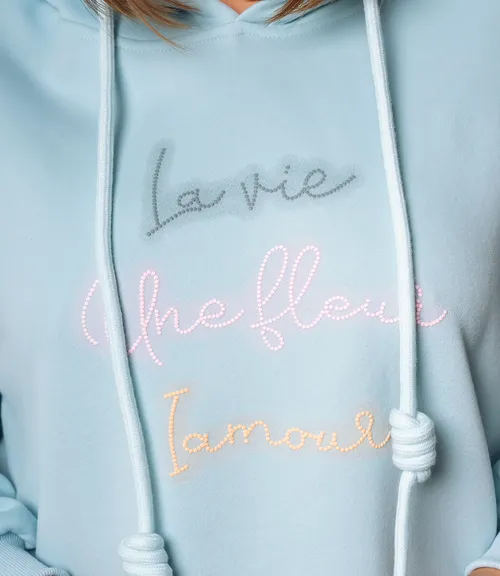 Худи #КТ3628 (1), голубой