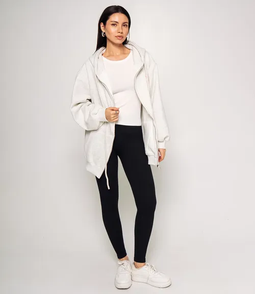 Толстовка #КТ001 (13), светло-серый меланж