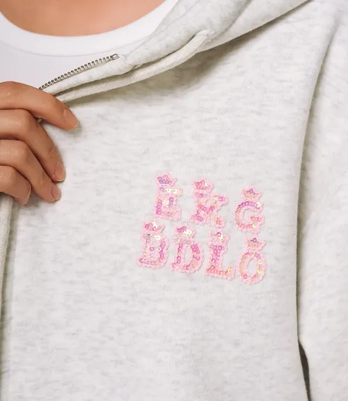 Толстовка #КТ001 (13), светло-серый меланж