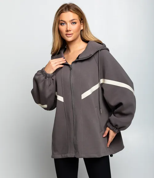 Толстовка #КТ5993, графит