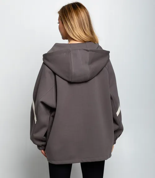 Толстовка #КТ5993, графит