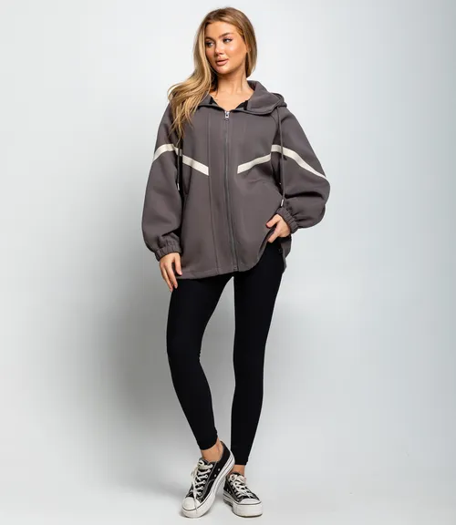 Толстовка #КТ5993, графит