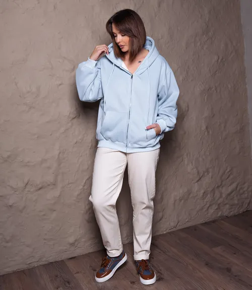 Толстовка #КТ900 (1), голубой