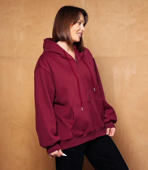 Толстовка #КТ900 (1), бордовый