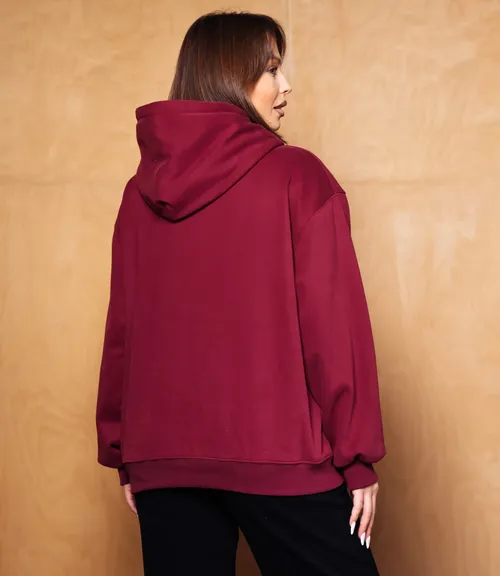 Толстовка #КТ900 (1), бордовый