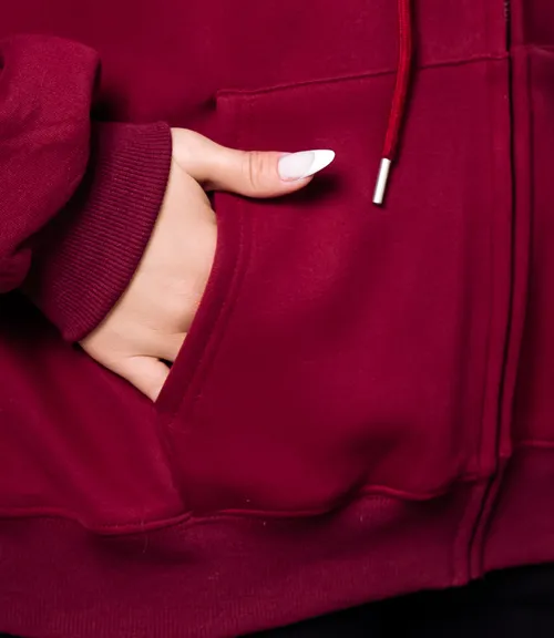 Толстовка #КТ900 (1), бордовый