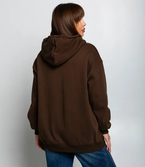 Толстовка #КТ8813 (9), шоколадный