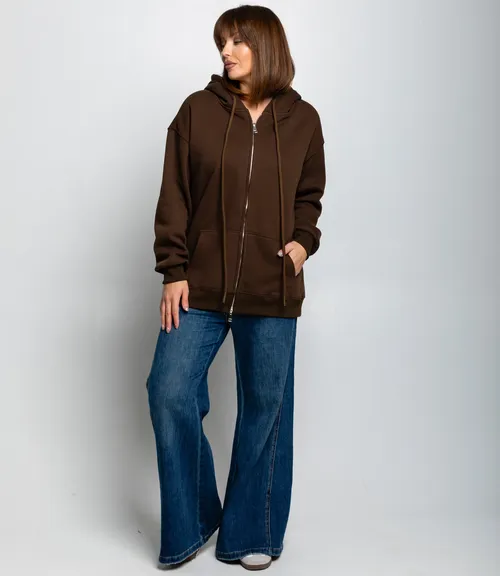 Толстовка #КТ8813 (9), шоколадный