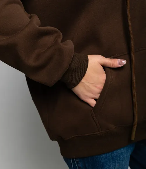 Толстовка #КТ8813 (9), шоколадный