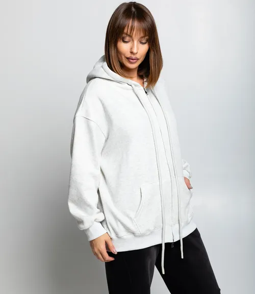 Толстовка #КТ8813 (9), светло-серый меланж