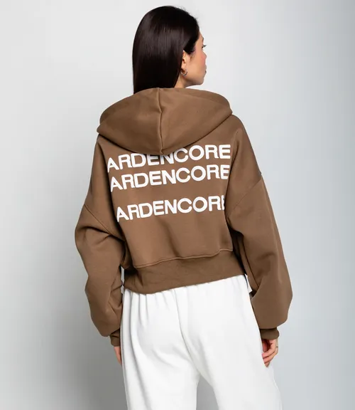 Толстовка #КТ5989, коричневый