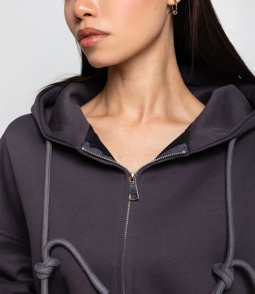 Толстовка #КТ5989, графит