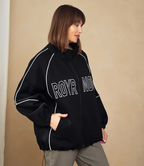 Толстовка #КТ536, чёрный