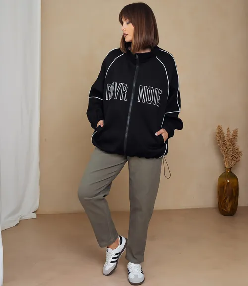 Толстовка #КТ536, чёрный